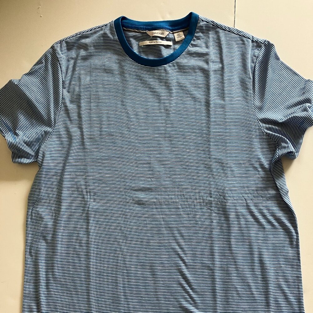 (2) MEN'S CALVIN KLEIN SHORT SLEEVE TEES